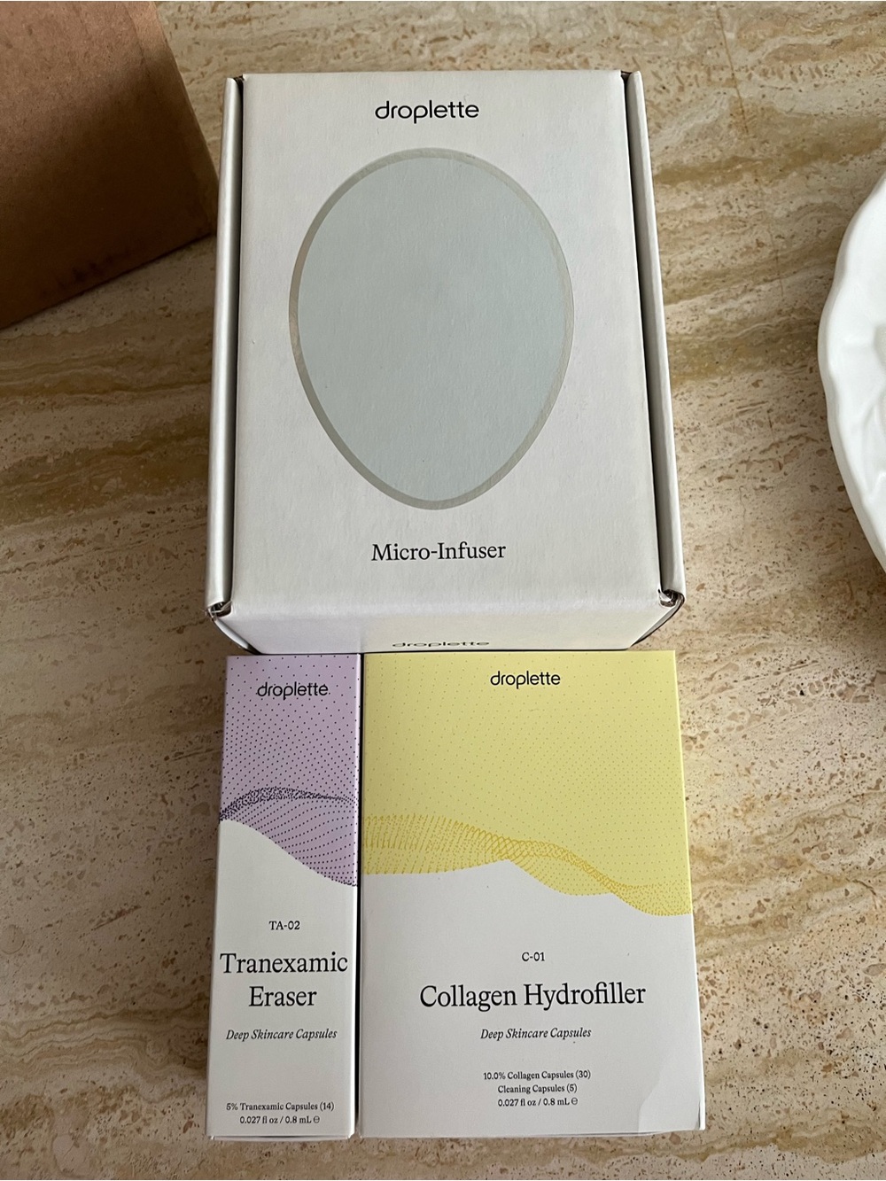 Droplette Collagen Hydrofiller Starter Bundle Set with Capsules | Brand New!